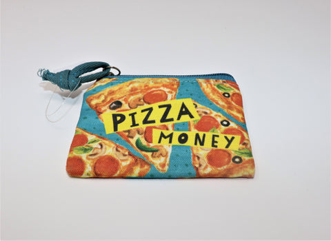 Pizza Money Zipper Wallet